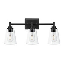 Single black vanity light Clearance