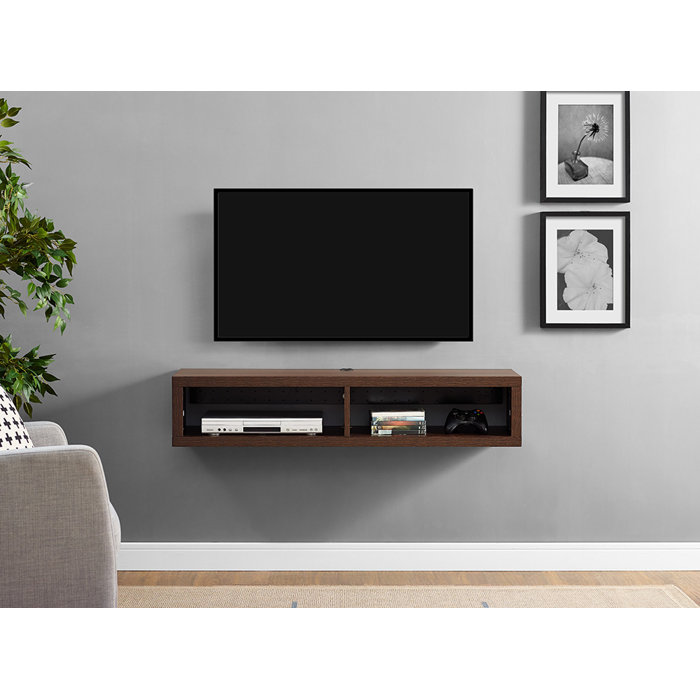 Martin Home Furnishings Shallow Wall Mounted Tv Stand For Tvs Up To Shallow Wall Mounted Tv Stand For Tvs Up To 48