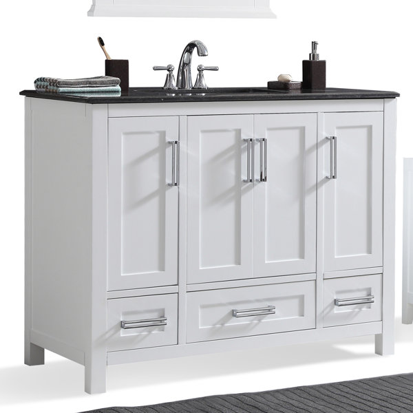 Evan 43 Single Bathroom Vanity Set by Simpli Home