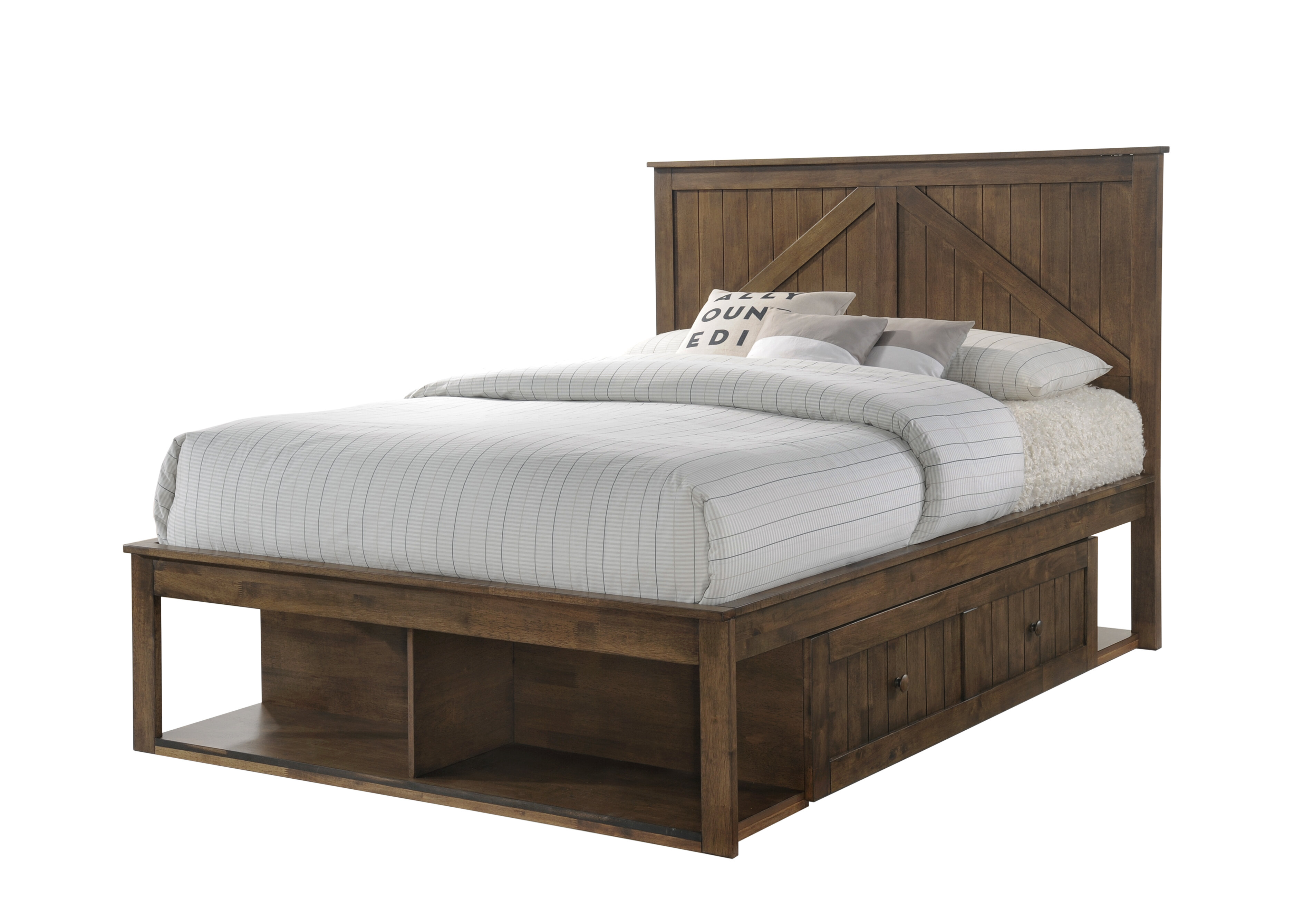 Senita Storage Platform Bed With Drawer Reviews Birch Lane