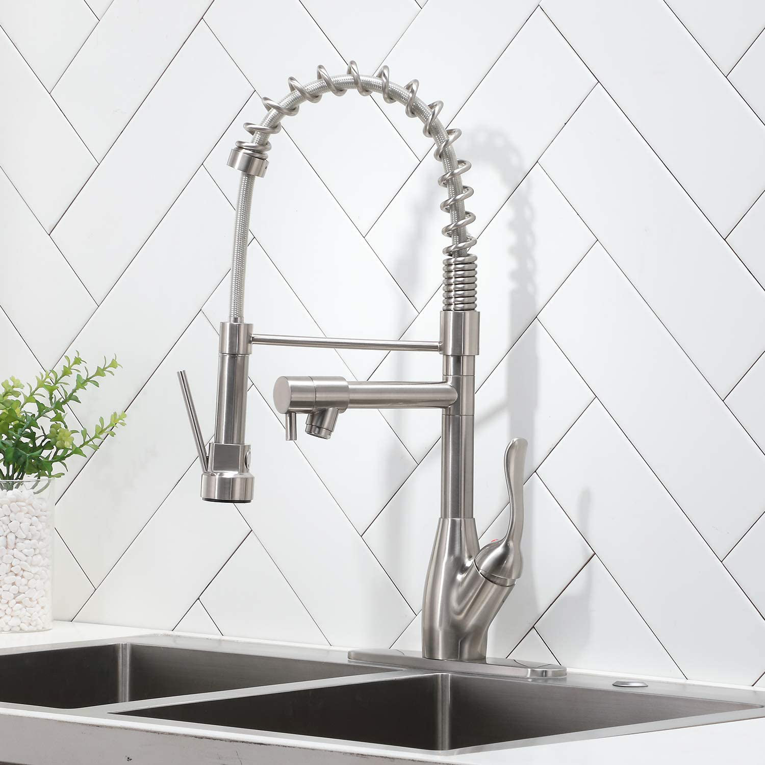 Vccucine Pull Down Single Handle Kitchen Faucet Wayfair
