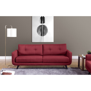 Modern Contemporary Red Sofa Allmodern Quickview