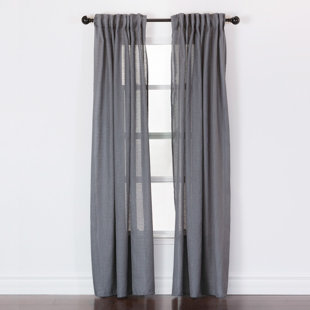 Dark Grey Velvet Curtains Wayfair Ca