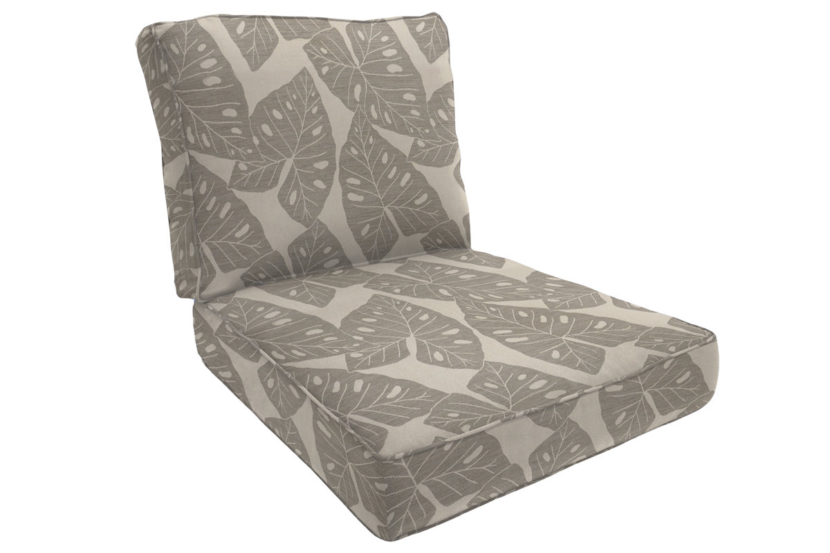 Wayfair Custom Outdoor Cushions DoublePiped Outdoor Sunbrella Lounge Chair Cushions & Reviews