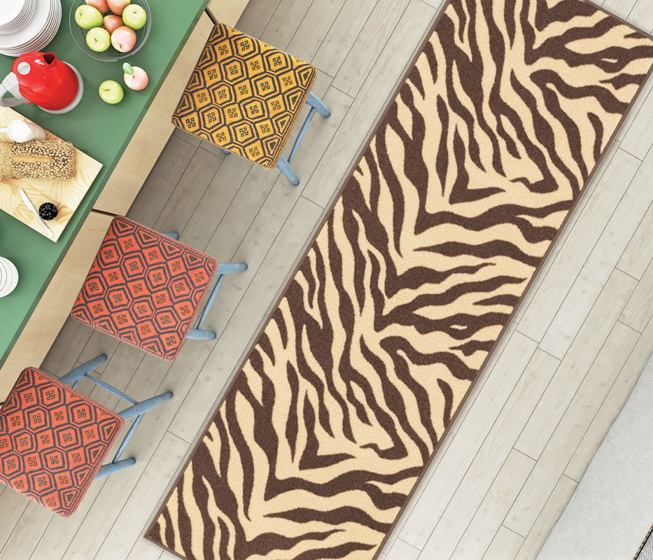 Well Woven Kings Court Brown Zebra Animal Print Rug & Reviews Wayfair