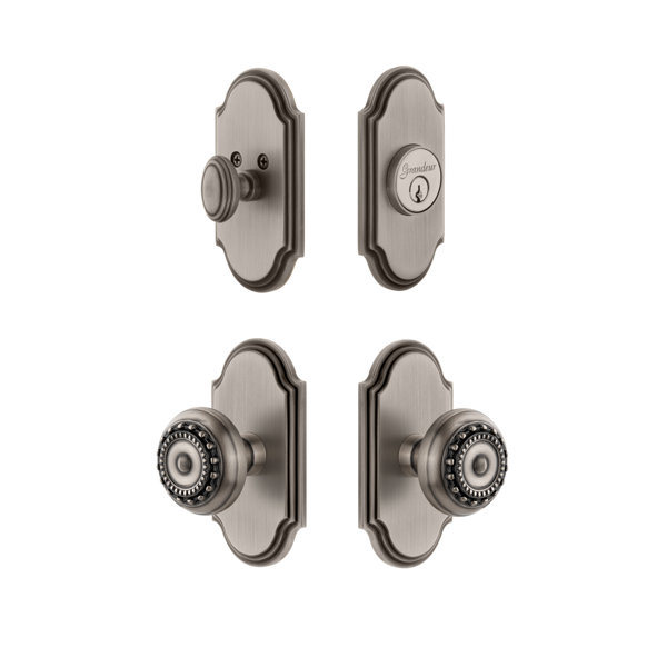 Arc Single Cylinder Knob Combo Pack by Grandeur
