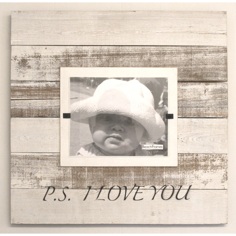 'P.S. I Love You' Textual Art Plaque