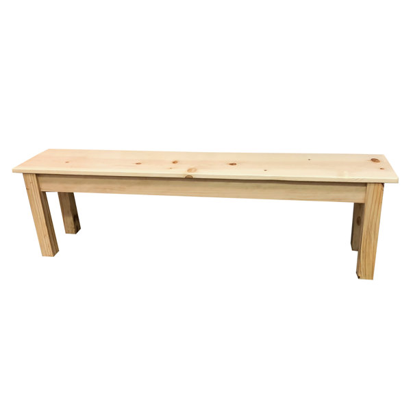 Hannan Wood Bench by Highland Dunes Highland Dunes
