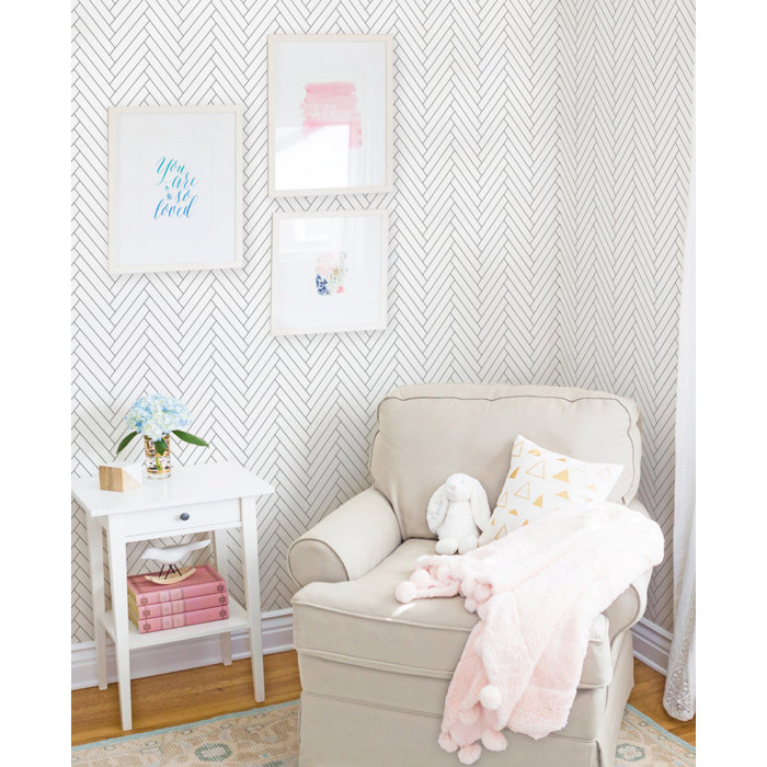 L Stick Wallpaper Hd Collections Mckillip Herringbone 4 L X 24 W Tile And Stick Wallpaper Roll