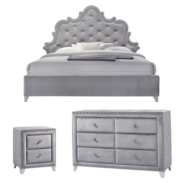 Looking for Spence Velvet Platform Configurable Bedroom Set By Rosdorf Park Wonderful