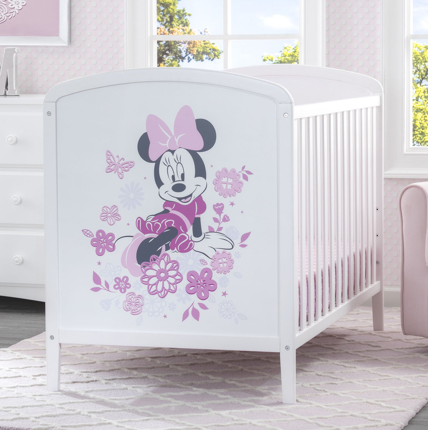Delta Children Disney Minnie Mouse 3 In 1 Convertible Crib Wayfair