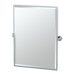 Cafu00e9 Framed Rectangle Mirror