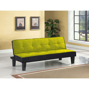 Emmanuelle Sturdy Flannel Fabric Adjustable Convertible Sofa