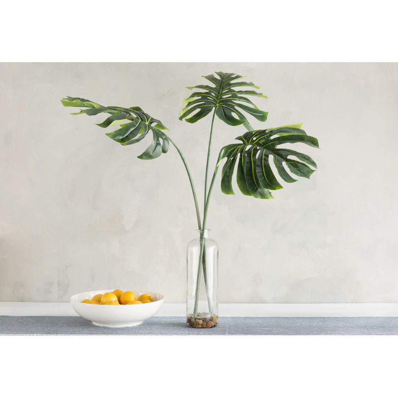 Willa Arlo Interiors Philodendron Leaf S Plant In Decorative Vase
