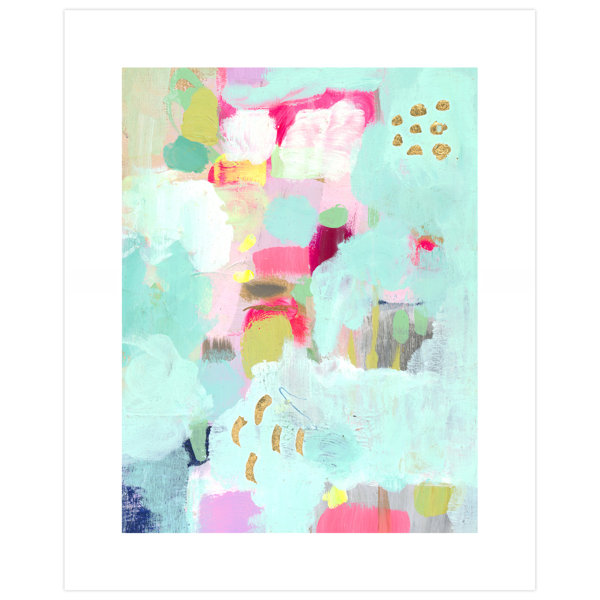 Greenbox Art Blue Sea Breeze With Gold By Mati Rose Mcdonough