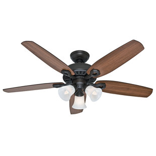 Best 52 Builder Elite 5-Blade Ceiling Fan By Hunter Fan Ceiling Lights 52 Builder Elite 5-Blade Ceiling Fan By Hunter Fan Ceiling Lights