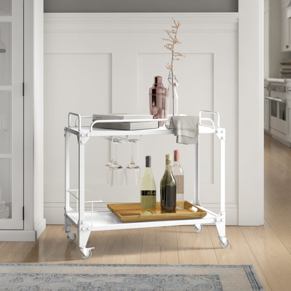 Worthley Mobile Bar Cart By Latitude Run Discount