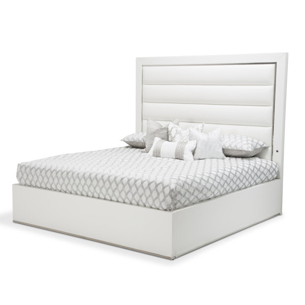 State St. Upholstered Standard Bed By Michael Amini No Copoun