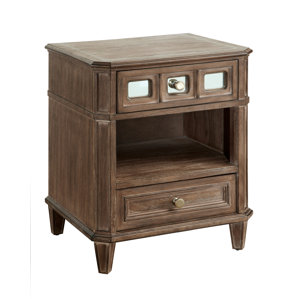 Roscommon 2 Drawer Nightstand by Canora Grey
