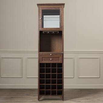 Three Posts Hedon Bar Cabinet With Wine Storage Reviews Wayfair