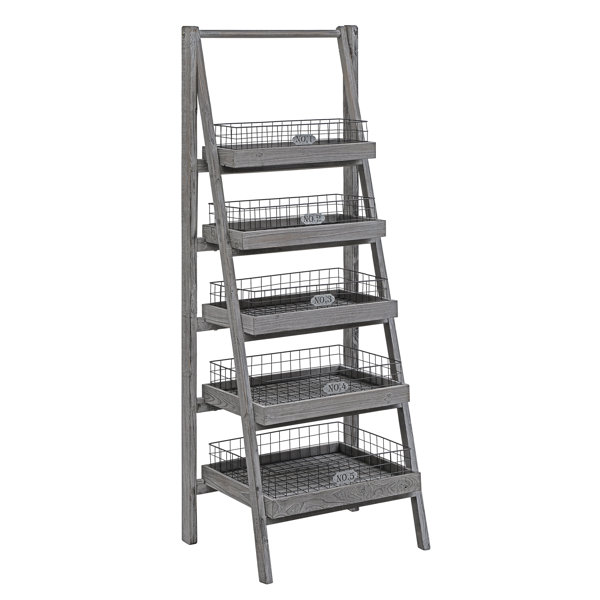 Velazco Angled Etagere Bookcase by Gracie Oaks