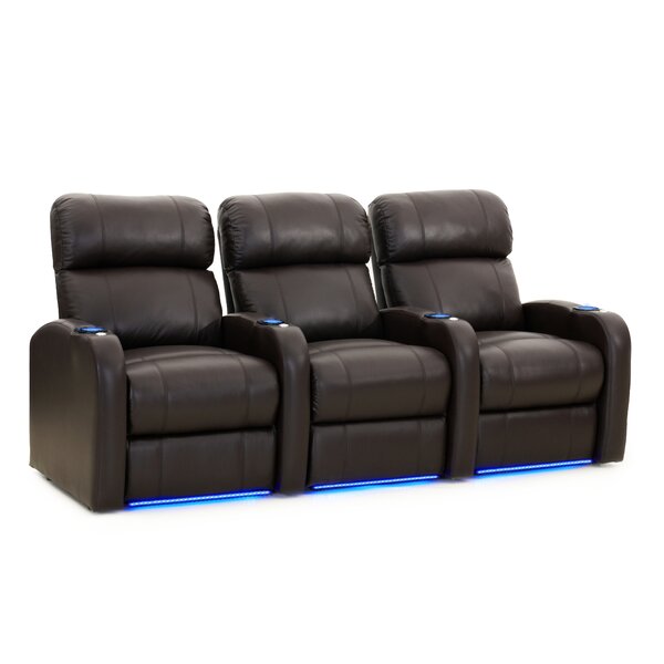 Solid Wood Home Theatre Lounger (Row Of 3) By Latitude Run