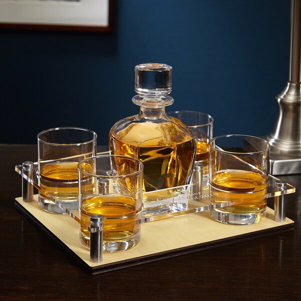 Personalized 6 Piece Beverage Serving Set by Home Wet Bar