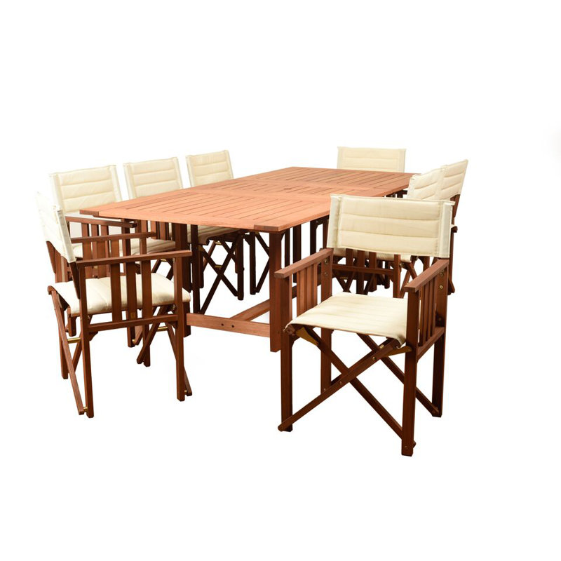 Brighton 9 Piece Dining Set With Cushion Reviews Allmodern