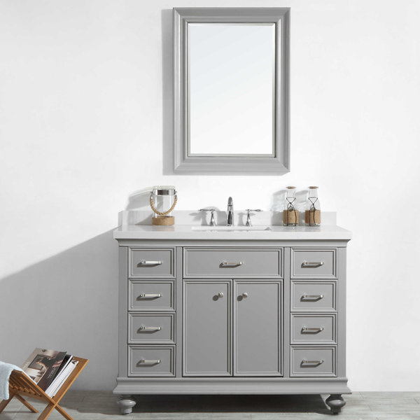 Weisner 48 Bathroom Vanity Set with Mirror by Alcott Hill
