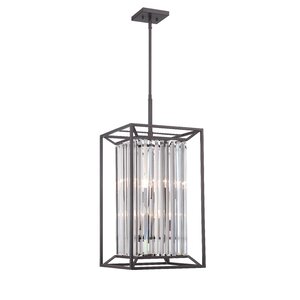 Apus 4-Light Steel Foyer Pendant