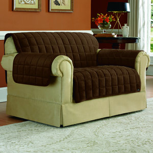 Deluxe Box Cushion Loveseat Slipcover