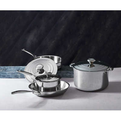 Le Creuset Stainless Steel 7 Piece Cookware Set Le Creuset