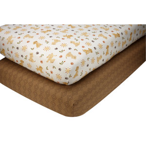Lion King Wild About You Fitted Crib Sheets (Set of 2)