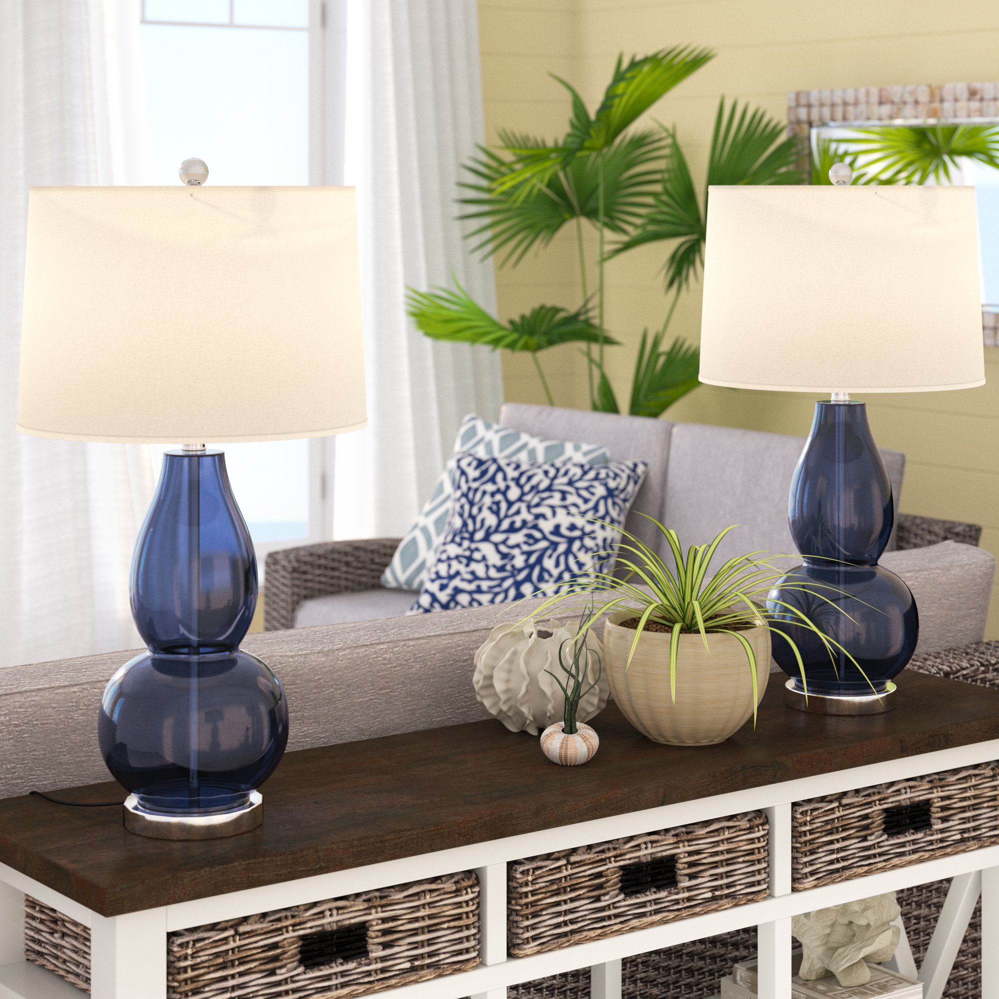 Beachcrest Home Ardenwood 29 Table Lamp Set Reviews Wayfair Ardenwood 29 Table Lamp Set