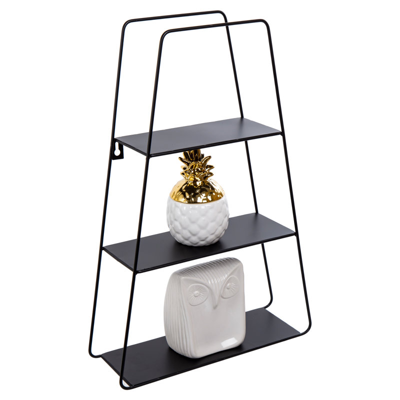 Ivy Bronx Leachville Decorative Trapezoid Metal Wall Shelf Wayfair Ivy Bronx Leachville Decorative