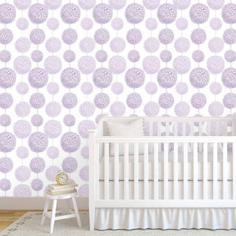 Lemoine Dollie 48 L X 24 W Paintable Peel And Stick Wallpaper