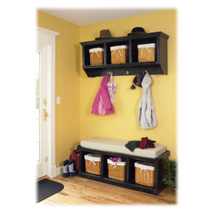 Wood Storage Bench