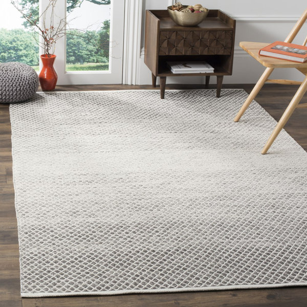 Amaya Hand Woven Gray Area Rug by Williston Forge