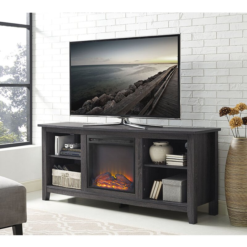 Beachcrest Home Sunbury 58" TV Stand with Electric ...