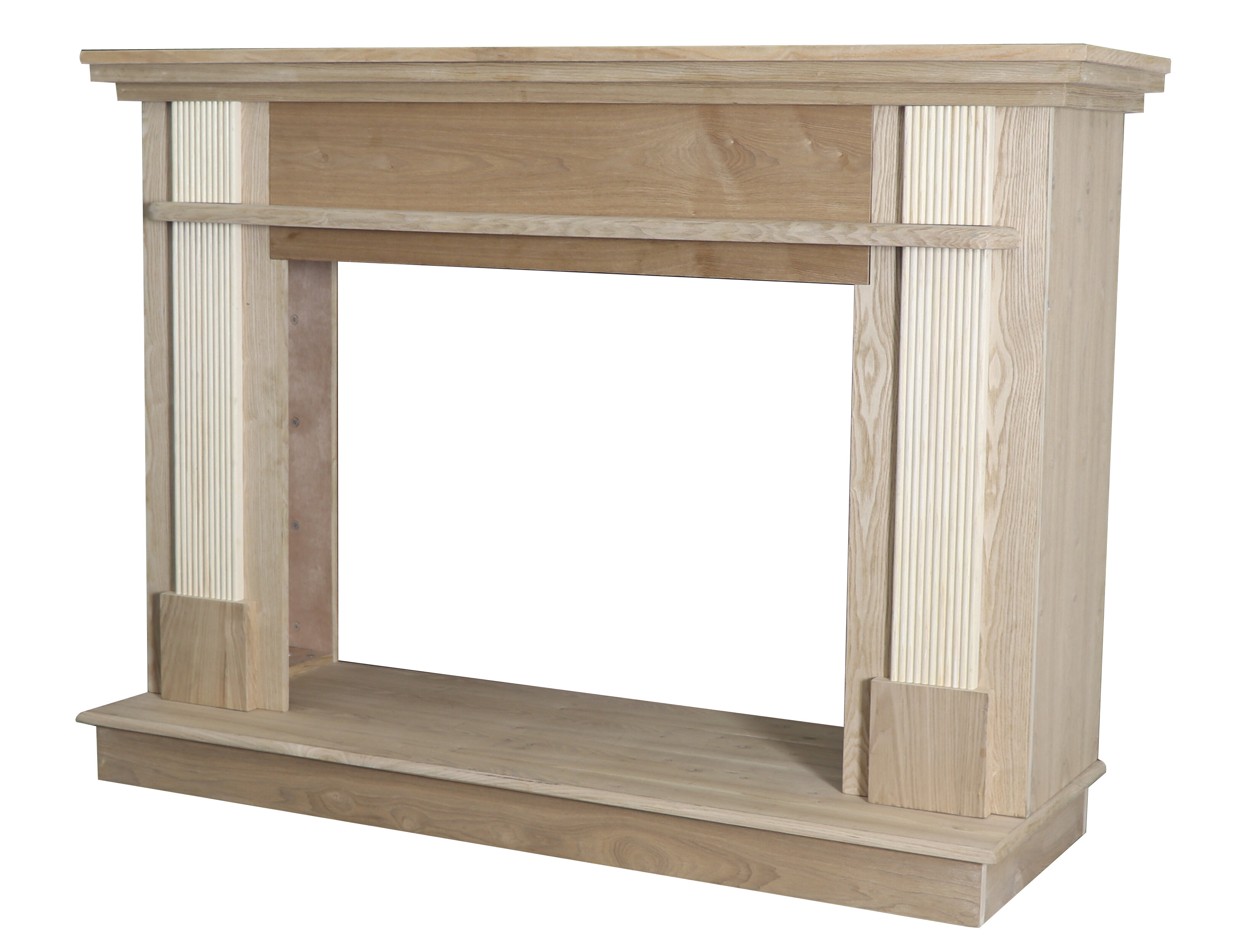 Ashley Hearth Unfinished Wood Fireplace Mantel Surround Wayfair