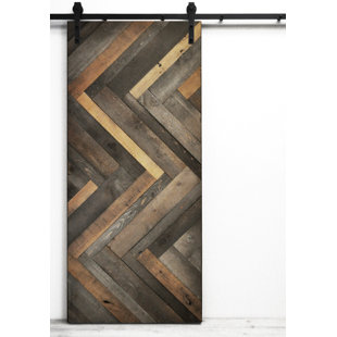 Faux Barn Door Mirror Wayfair Herringbone Solid Wood Room Dividers Slab Interior Barn Door
