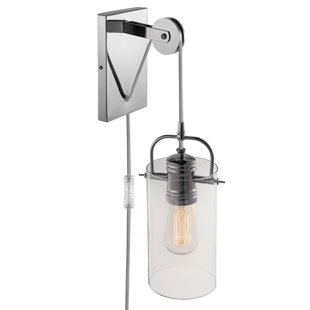 Wall Sconce With On Off Switch Wayfair Cruce 1 Light Armed Sconce