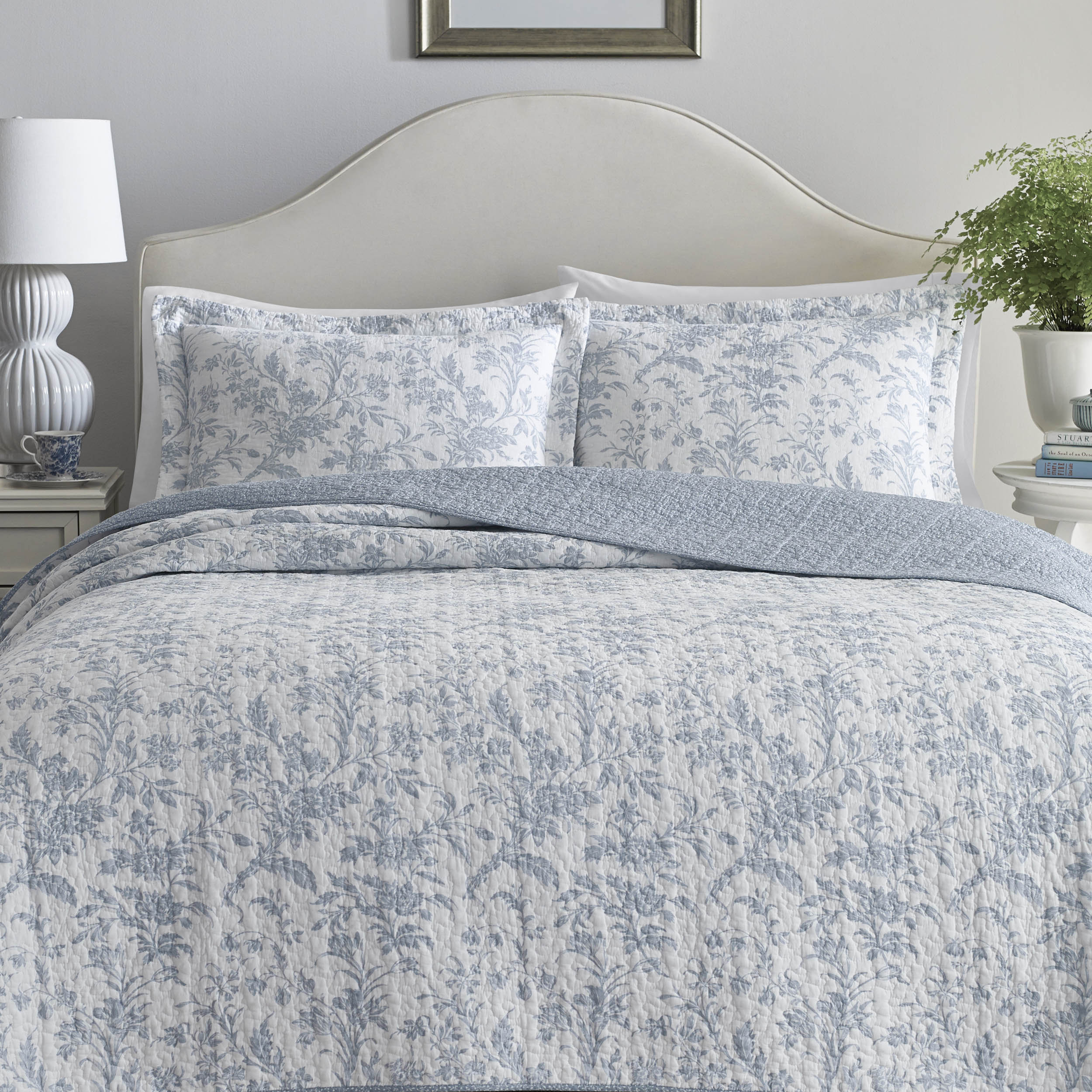 Laura Ashley Amberley Reversible Quilt Set Reviews Birch Lane