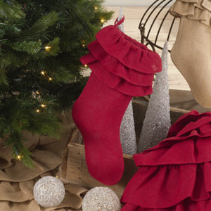 Ruffled Stocking