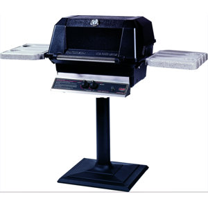 Heritage 1-Burner Natural Gas Grill with Side Shelves