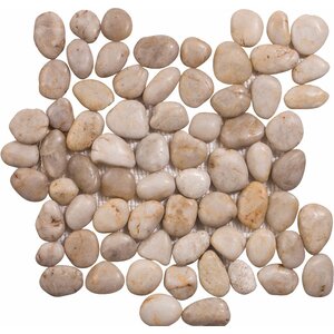 Random Sized Stone Pebble Tile in Sand