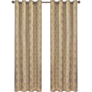 Little Italy Geometric Blackout Thermal Grommet Single Curtain Panel