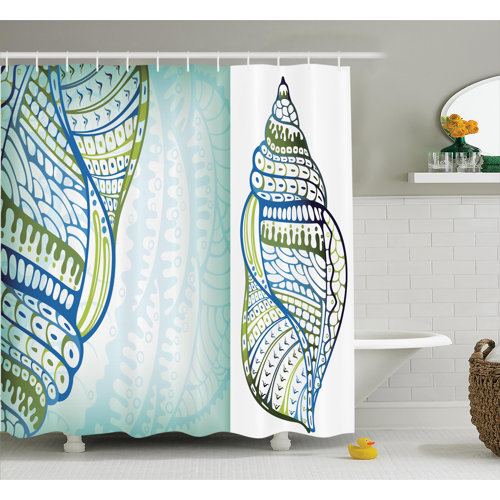 East Urban Home Snail Seashell Shower Curtain Hooks Wayfair
