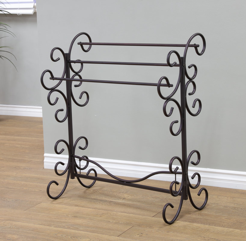 Fleur De Lis Living Metal Scroll Quilt Rack & Reviews Wayfair