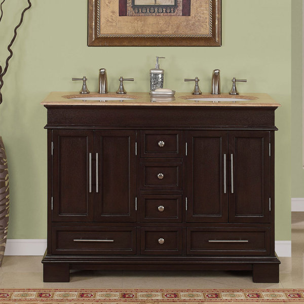 Mcmiller 48 Double Bathroom Vanity Set by Three Posts